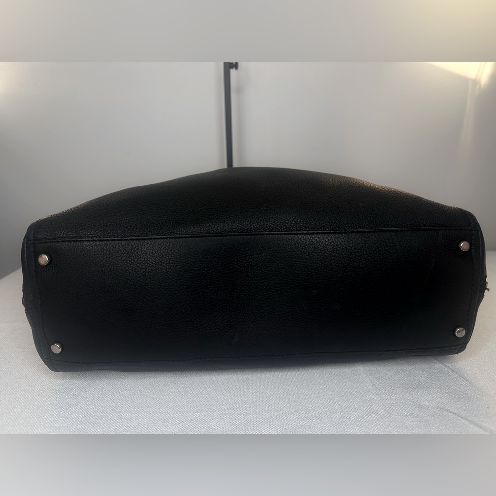 KATE SPADE Cobble Hill Black Pebbled Leather Expandable Tote - Picture 12 of 15